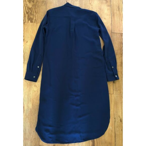 Polo Ralph Lauren Women's Tie Neck Long Sleeve Shirtdress Blue Size 8 $298 NWT - Picture 16 of 16